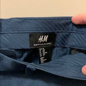 H&M blue dress pants. Great condition